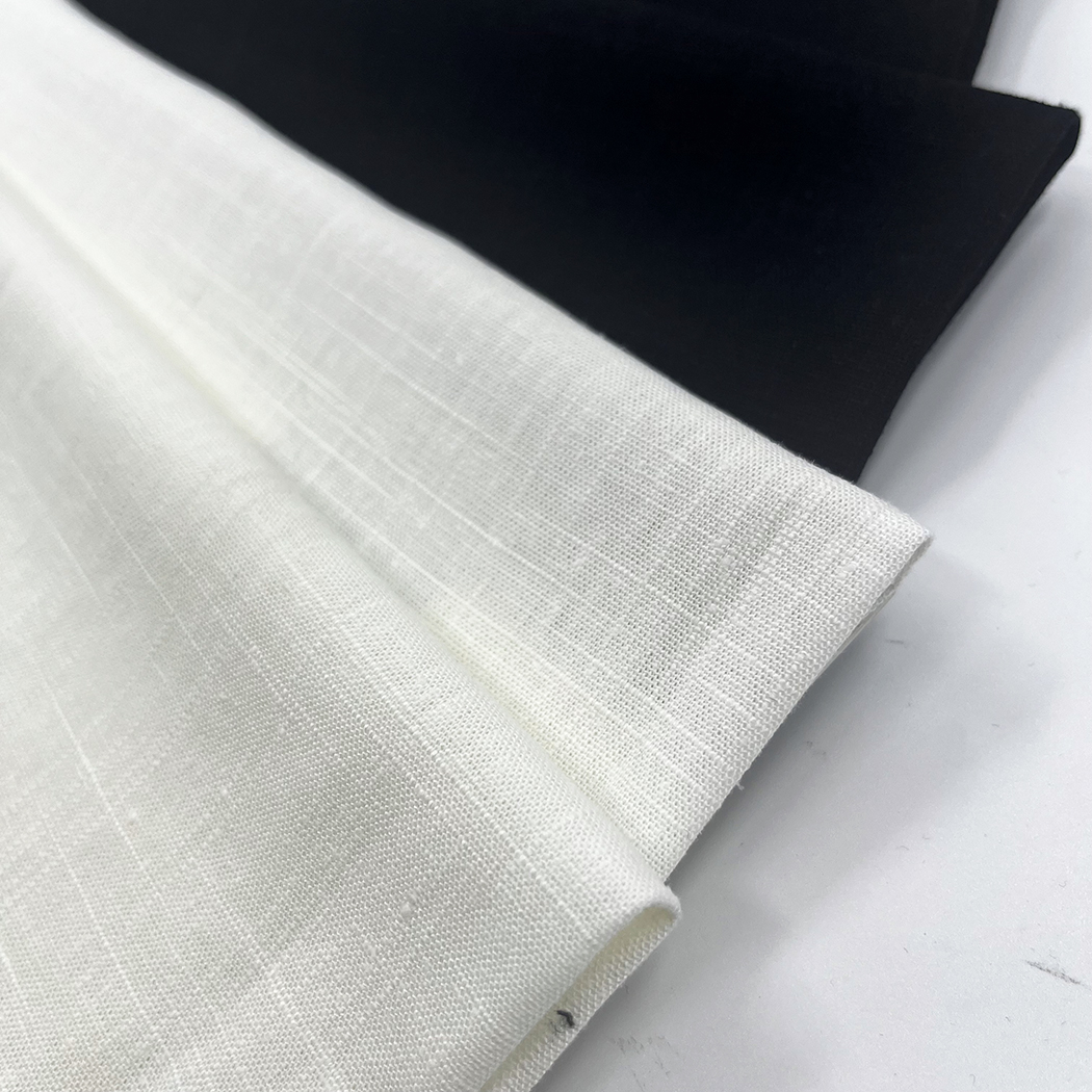 Youteng Textile Linen Blend Series 12S Rayon Linen Fabric Bamboo Stripe Style