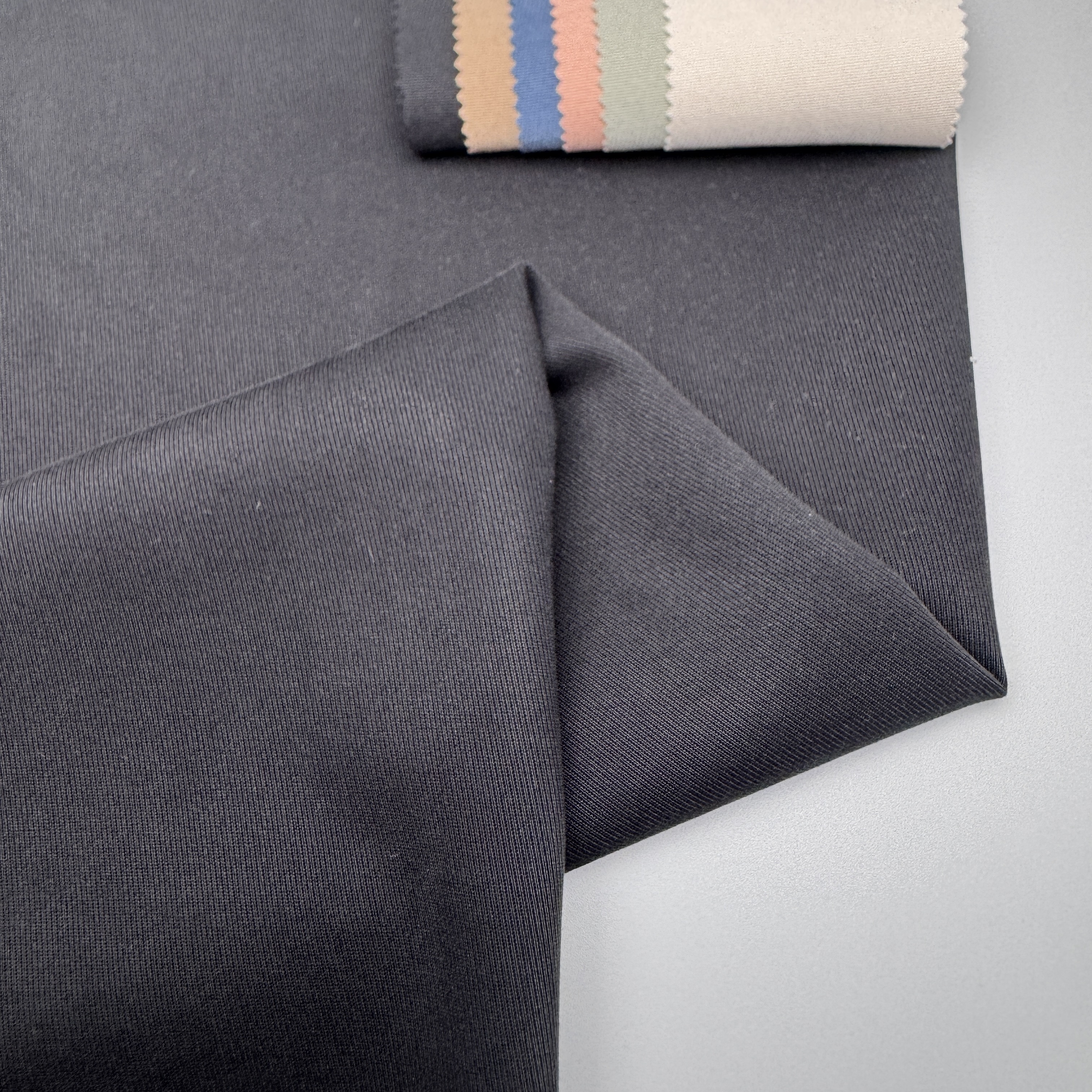 SY-GB0072 67% Rayon 33% Polyester Viscose T400 Gabardine Tencel-Like Fabric, 280g/m², 55/56" Width