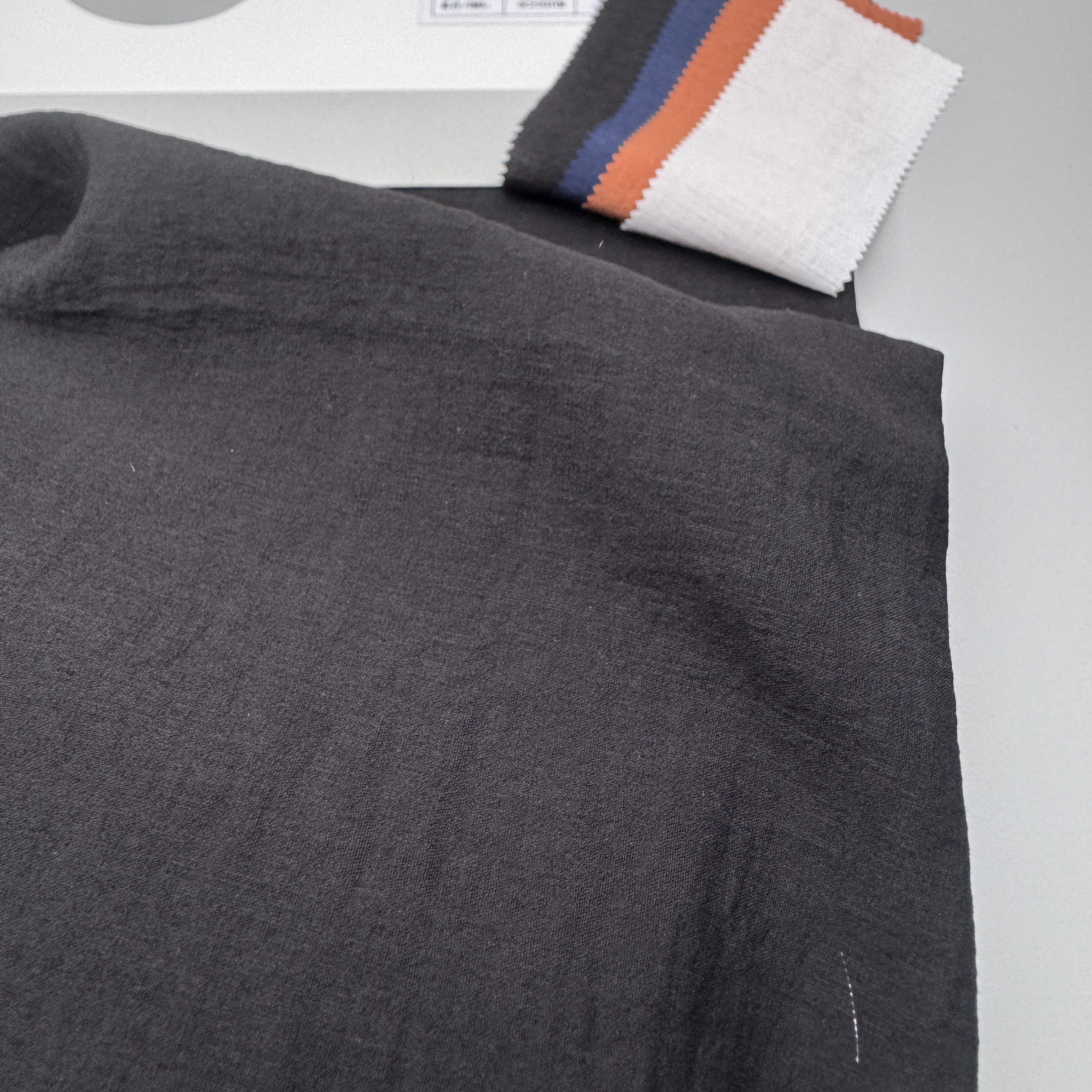 SY-GA0082 86% Rayon 11% Polyester 3% Nylon Crimped Yarn Polyester Viscose Nylon Fabric, 90g/m², 57/58" Width