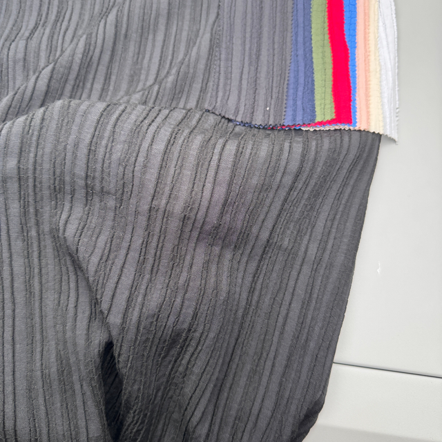 SY-GC0079 58% Rayon 41% Polyester 1% Spandex Wave Crepe Fabric, 120g/m², 56/57" Width