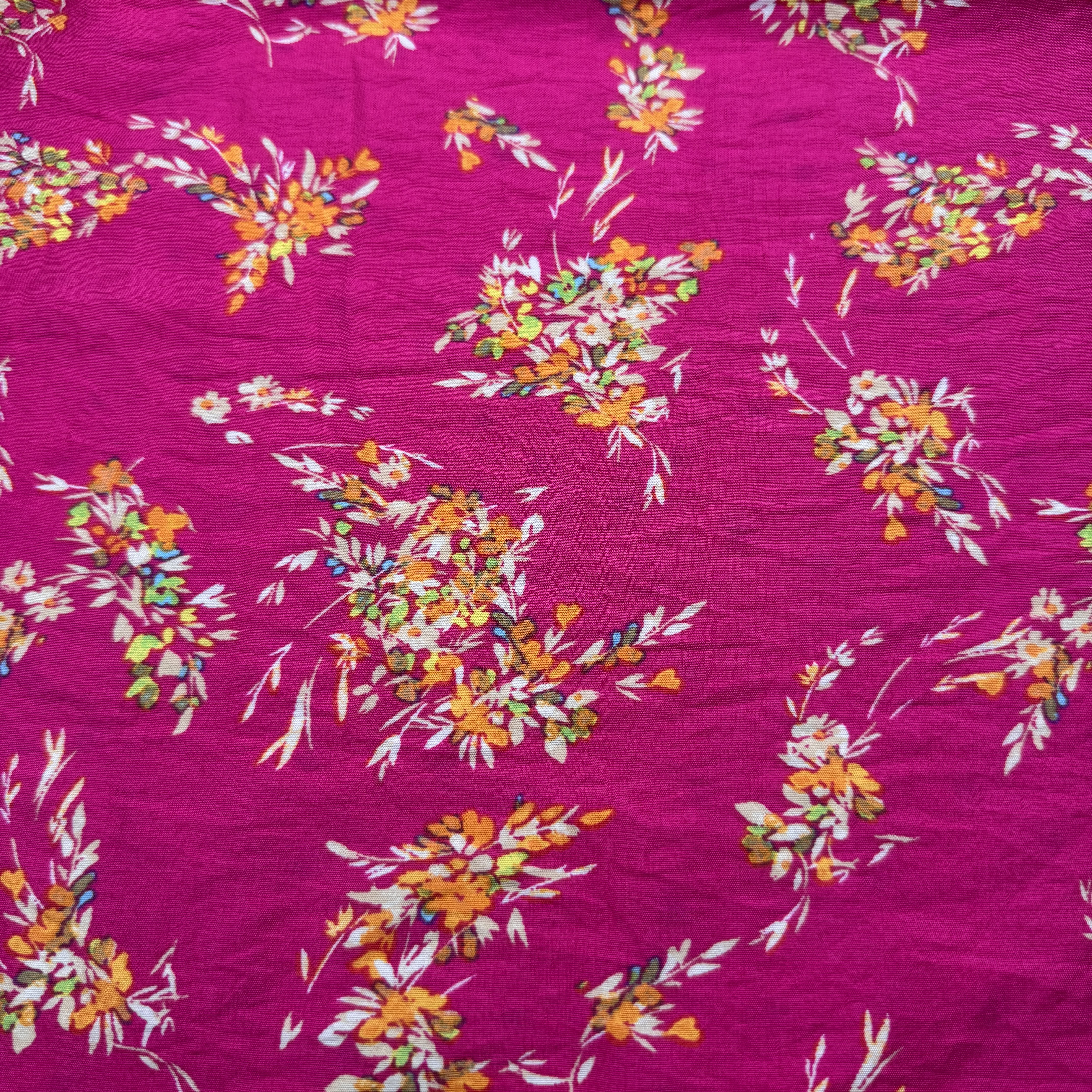 SY-GA0113 88% Rayon 12% Nylon Monofilament Rayon Crepe Fabric print, 125g/m², 57/58" Width