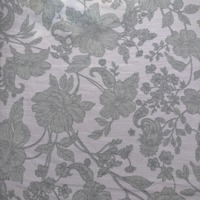 SY-GB0186 60% Rayon 40% Polyester TR Linen-Like Slub Fabric print, 75g/m², 55/56" Width