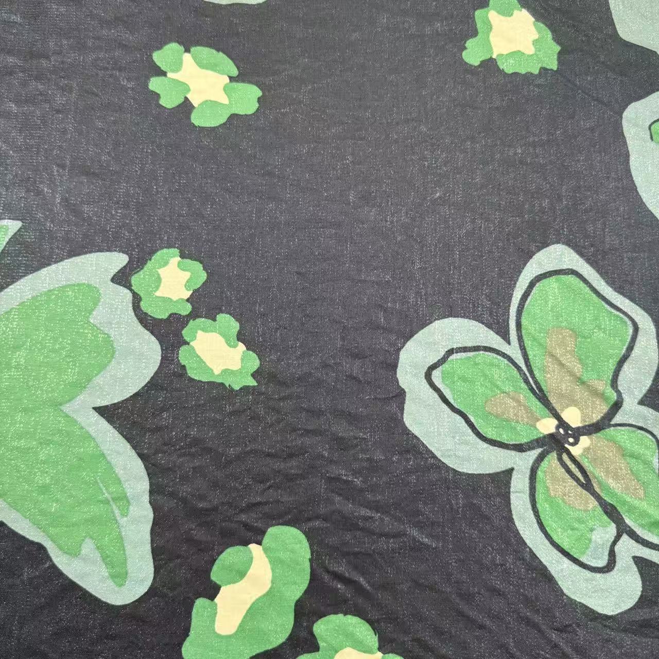 SY-GA0003 76% Rayon 24% Nylon Bright Monofilament Rayon Printed Fabric, 90g/m², 56/57" Width