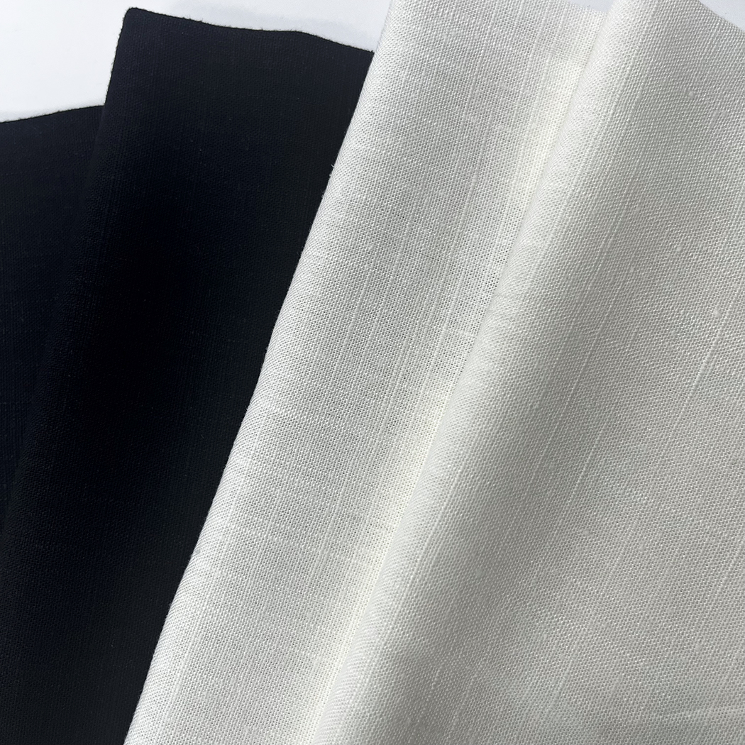 Youteng Textile Linen Blend Series 12S Rayon Linen Fabric Bamboo Stripe Style