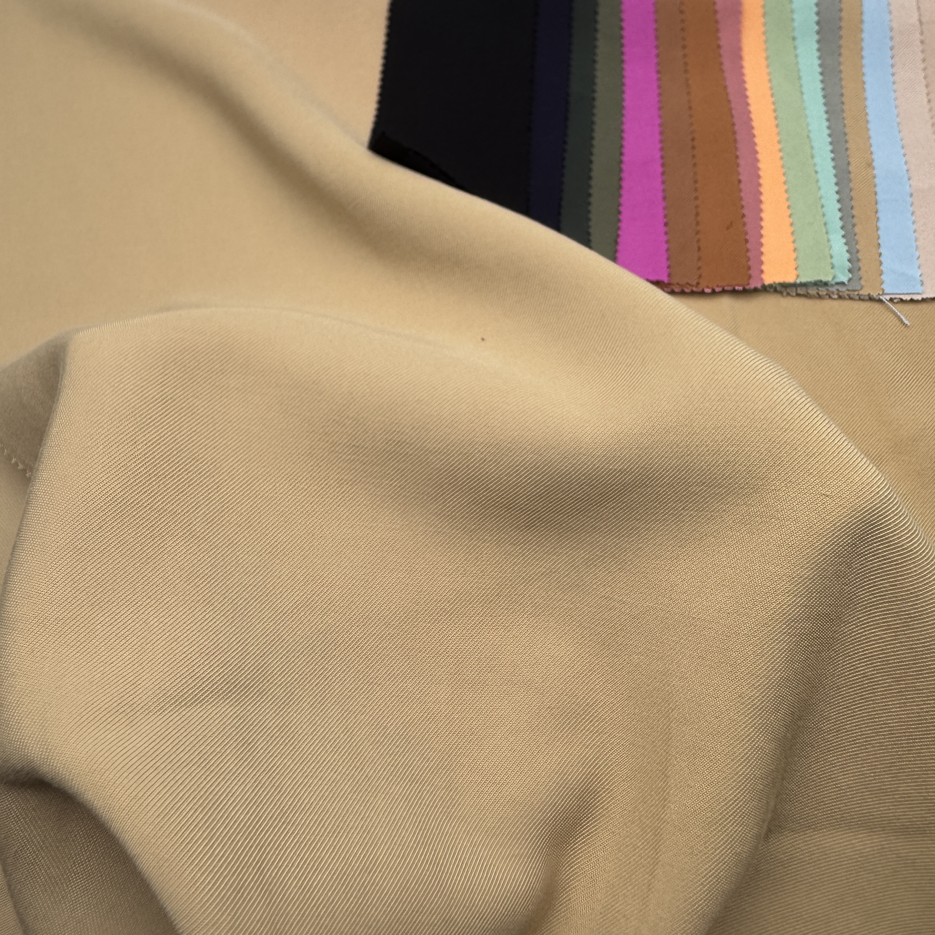 SY-GA0007 92% Rayon 8% Polyester Monofilament Rayon Twill Fabric, 195g/m², 56/57" Width